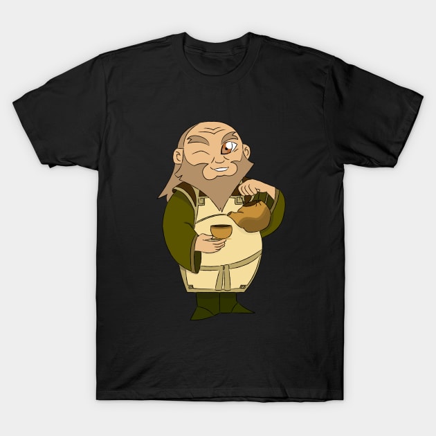 Uncle Iroh Jasmine Dragon T-Shirt by MilotheCorgi